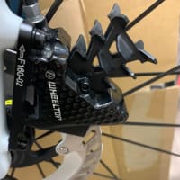 エイリアンブレーキパッド、装着‼️