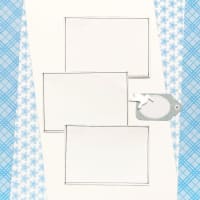  レイアウトのご紹介 『 お任せキット × ブルー 』