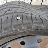 思いっきり刺さってました