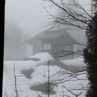 雨の野沢温泉スキー場