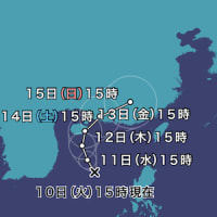 梅雨入りと台風