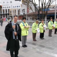 東日本大震災パネル展・街頭募金