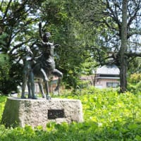 多々良沼公園「あじさいと彫刻」