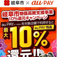 PAYPAY AUPAY 10％還元キャンペーン