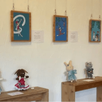 友人家族の展覧会へ