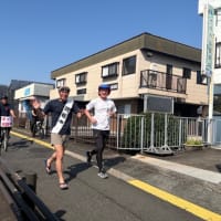 ランニング遊説16km