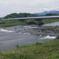 6月末の解禁日前に23日と25日に北越三面川の河川状態川見ですよー❕何とか期待したいねー❕❓
