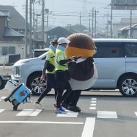 今年も出会いました。　バーコード頭の野洲のおっさん