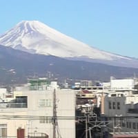 実家近くの富士山