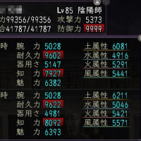 (七星転生)ファーストの全能力強化完了。