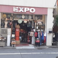上野桜木にEXPOと白樺が在る風景