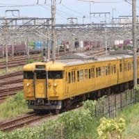 岡山の列車（115系普通列車）