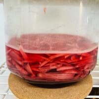 減塩梅干し梅酢漬け。その１。