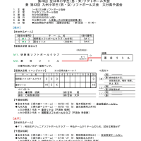 【協会広報0819】「第39回 全日本小学生(男・女)ソフトボール大会 ほか1大会 大分県予選会」の結果について