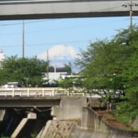 雨上がりの富士山