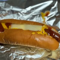 原宿でホットドック