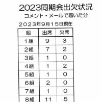 2023札幌同期会開催まで1ヶ月