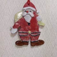 もうすぐクリスマス　手作りサンタクロース