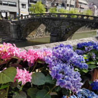 長崎・眼鏡橋のオタクサ祭り