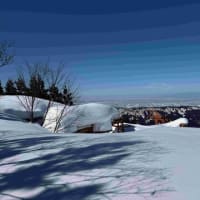 極楽坂山手前のリフトまで