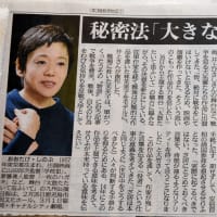 女優：大竹しのぶさんの掲載記事（1/5西日本新聞）