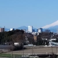 今朝の富士山＆ハギレポーチ