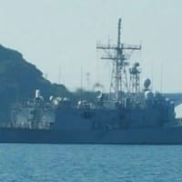 トルコ軍艦串本港入港