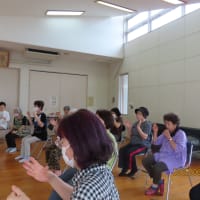 「新生町サロン・ひまわり」(2025/6/25）の活動「体操・脳トレ・七夕飾作り・茶話会」・・・姶良市加治木町錦江駅前集会所