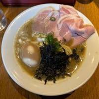 【宮城 愛宕橋】 荒町商店中華そば ふじやま「特製 追いサバ節そば(1050円)」