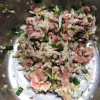 手作り餃子に挑戦