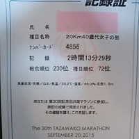 20キロマラソン