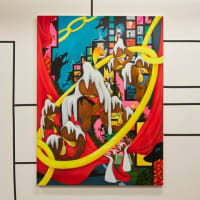 壁画４制作開始　　原高史　アートの現地点 　Wada Fin Arts