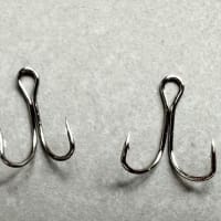 スティンガーダブルをがまかつツインのように改造してみた。