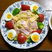 6/22　ひるごはん　サラダスパゲティ
