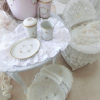 リボンリボン＆ローズブレードの100％遮光　ロマンティック日傘！