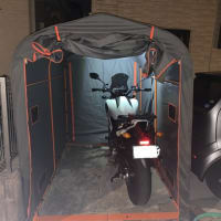 バイクガレージを導入しました