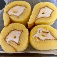 山崎製パン♪喫茶気分オレンジ🍊ロールケーキ(*´艸`)