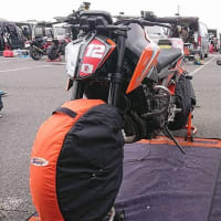 5/29はDUNDOP オートバイ CUP ジムカーナ大会 Round.2 ! 790DUKEで参戦の大瀧選手が次のマシン探しに⁉(^^♪