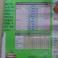 時刻表に載っていない時刻表