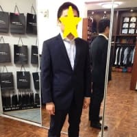 上海でスーツを作りました・・・ガチャが。