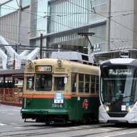 広島電鉄 広島駅電停(2025.6.25) 旧京都市電１９１４ ６号線 広島駅行き