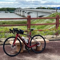 二日酔い明けサイクリング。