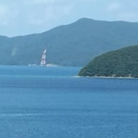 もう３週間も大浦湾に戻って来れない地盤改良工事の作業船、奄美大島で４隻を確認。こんな調子では１１月末頃まで、地盤改良工事はできない！