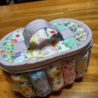 ミシンでパッチワーク