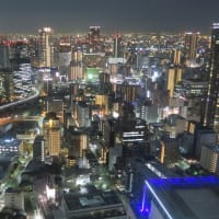 空中庭園から眺めた大阪夜景