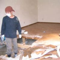 新倉庫の解体です。
