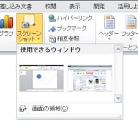 Office 2010 スクリーンショット機能