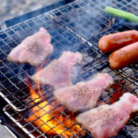 キャンプ飯は炭火で豪快に-三重県紀北町：「キャンプ inn 海山」