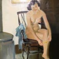 父が購入した作品と同じく・・　裸婦　木下孝則画　1955年　その３５