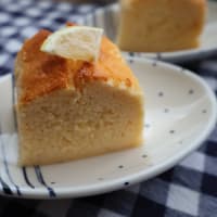 スフレヨーグルトケーキと桃祭り。